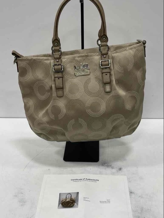 Coach Handbags - Coach Madison Dotted OP Art Sophia style number 15935